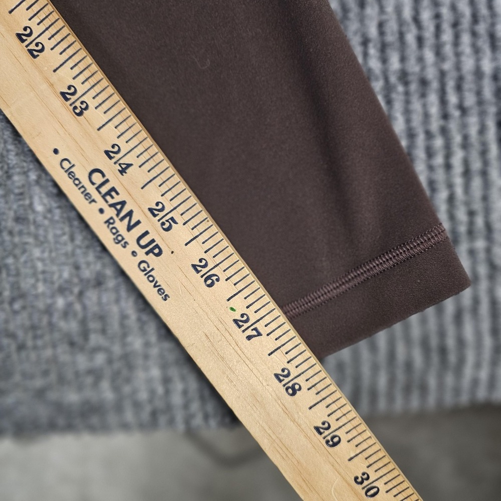 Lululemon Pants Womens 6 Brown High Rise Ankle Leggings Yoga Stretch Athletic - Picture 9 of 10